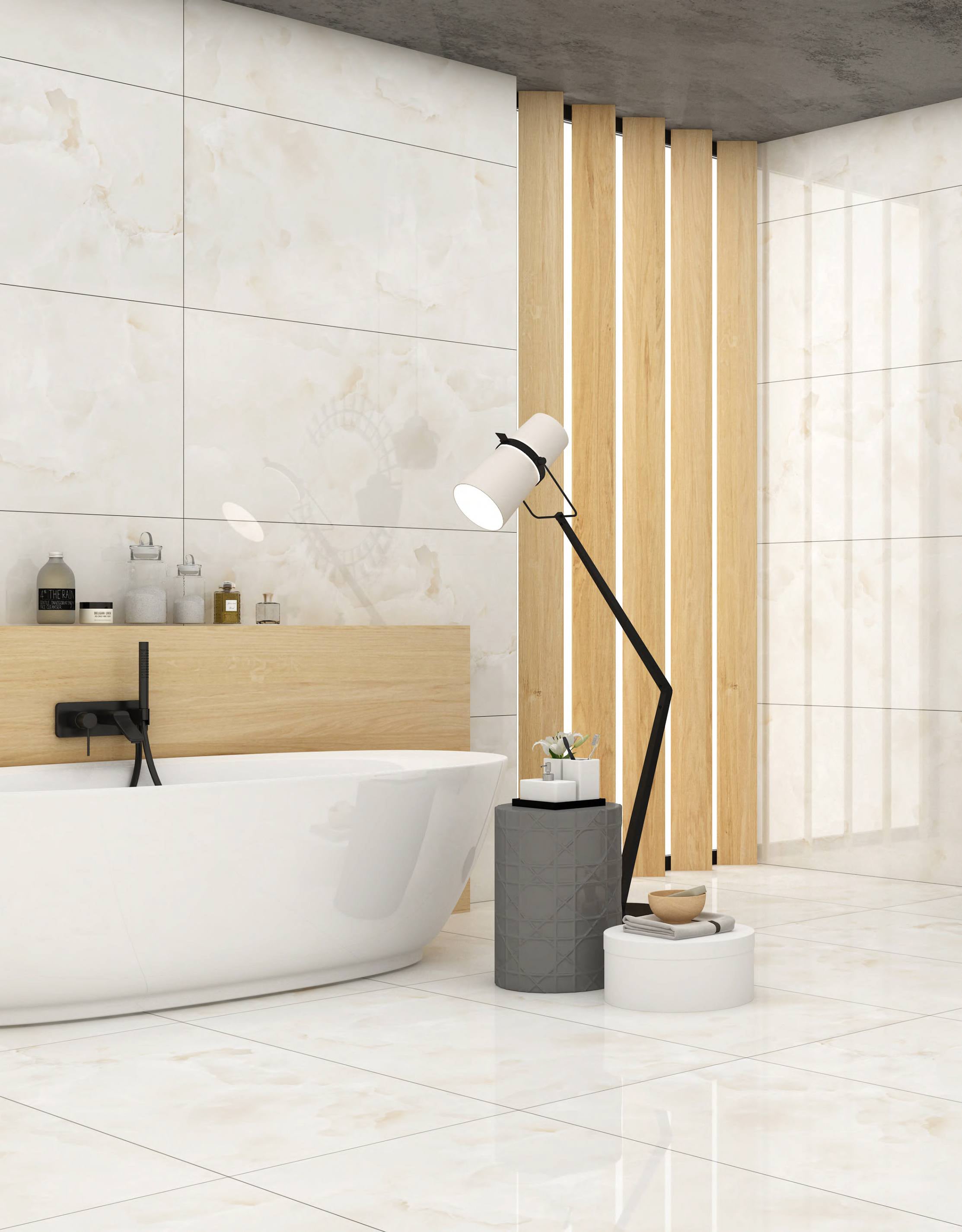 Porcelain Tiles - 600 X 1200 MM - ONYX PERL - Manufacturer & Exporter