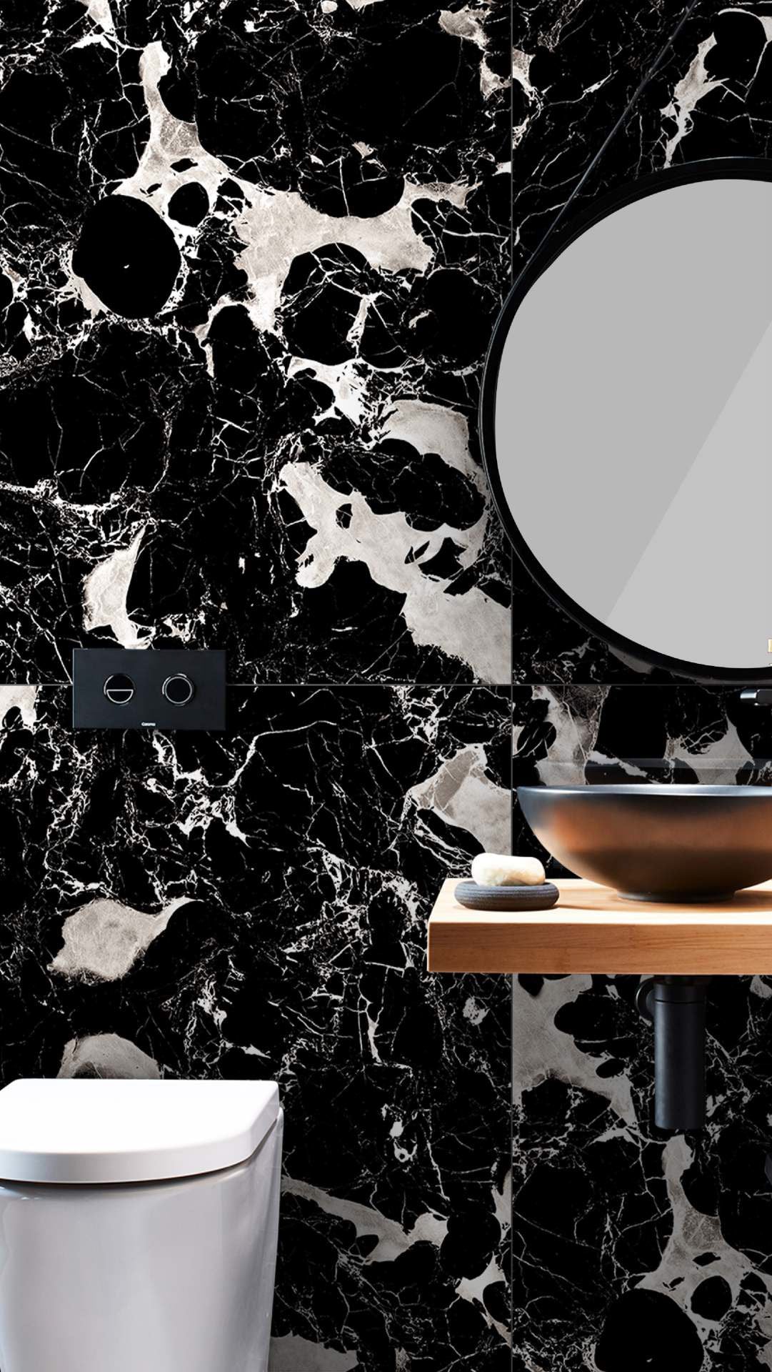 Porcelain Slab - 800 X 1600 MM - BLACK PORTORO - Manufacturer & Exporter