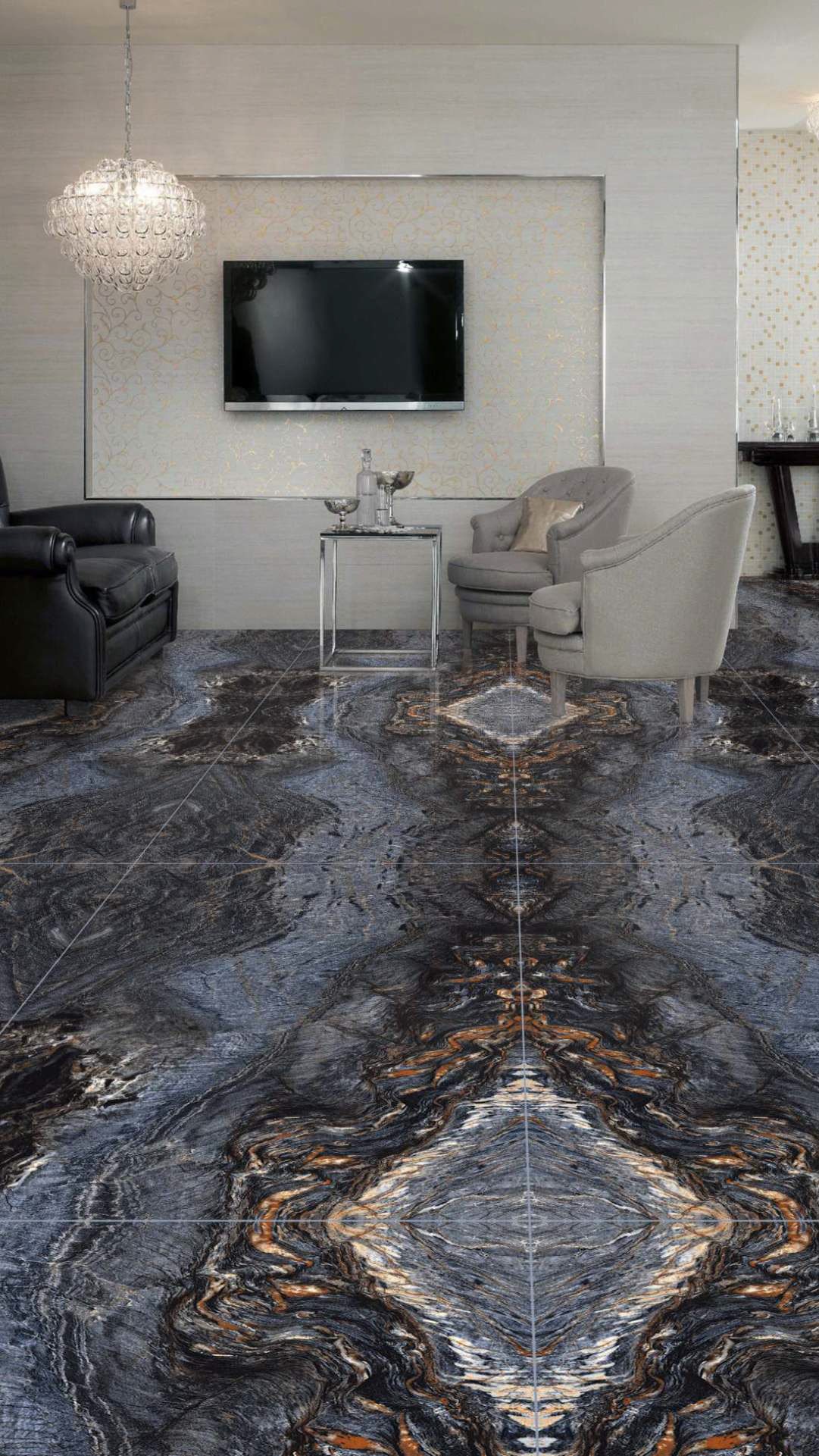 Porcelain Slab - 800 X 1600 MM - BLUE MAGIC - Manufacturer & Exporter