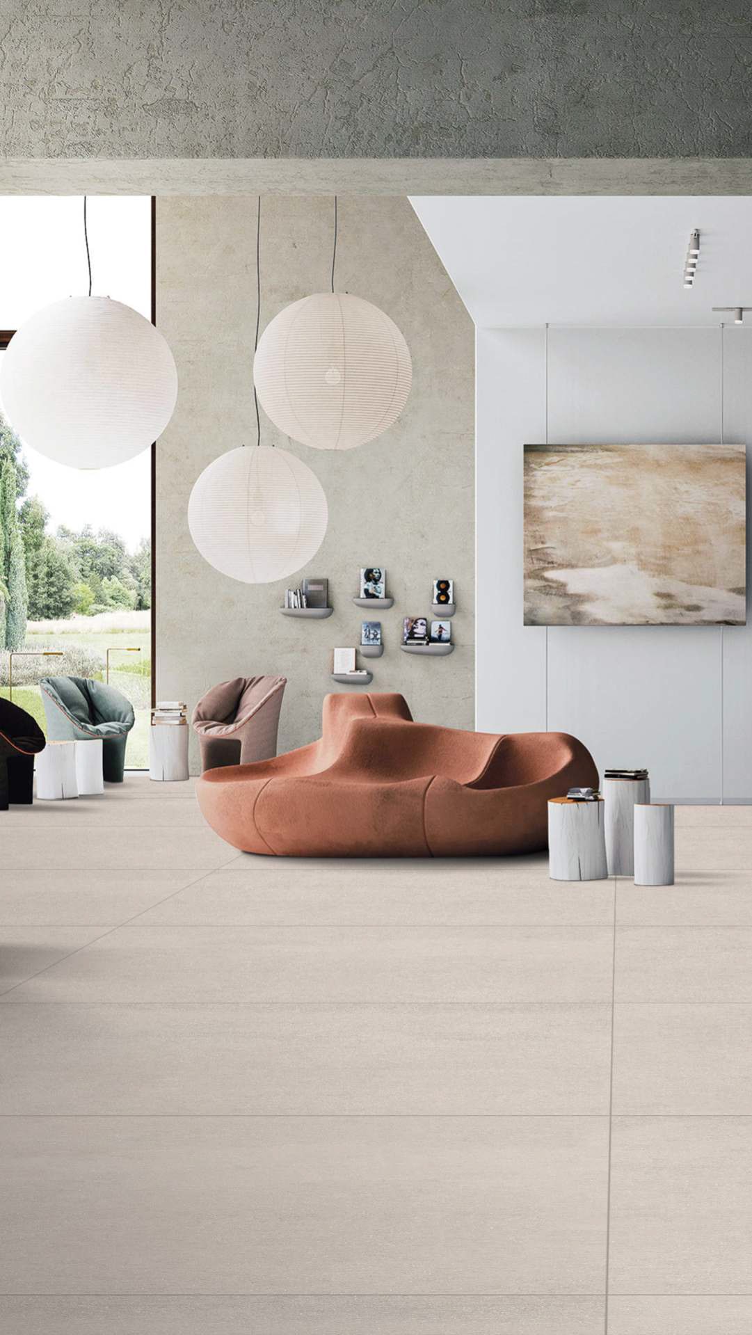 Porcelain Slab - 800 X 1600 MM - DOTS BEIGE - Manufacturer & Exporter