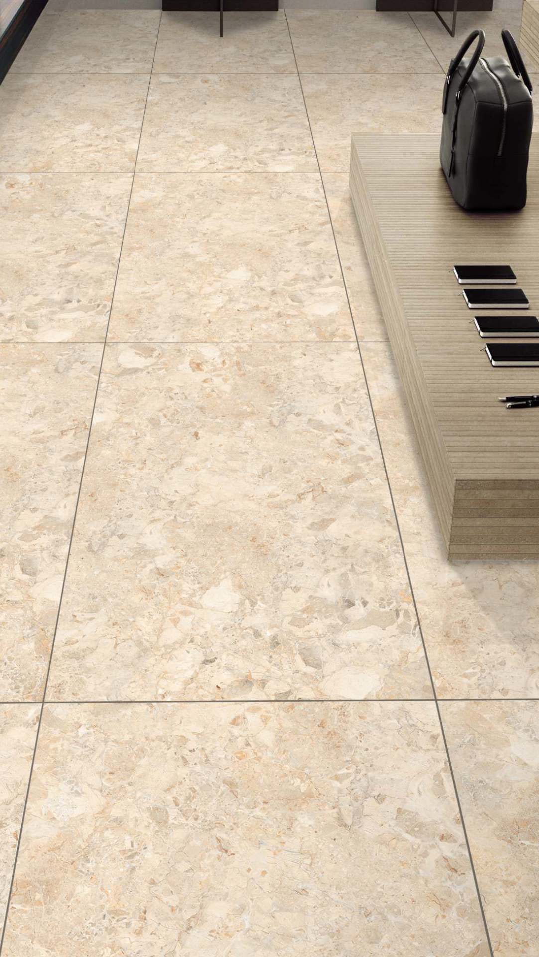 Porcelain Slab - 800 X 1600 MM - BRECCIA PEARL - Manufacturer & Exporter