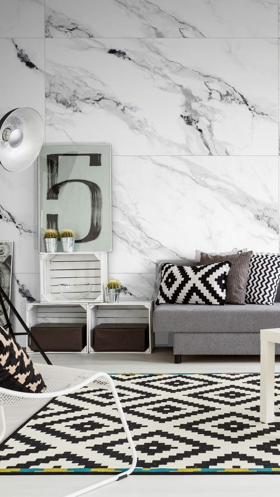 Porcelain Slab - 800 X 1600 MM - MARBLE WHITE - Manufacturer & Exporter