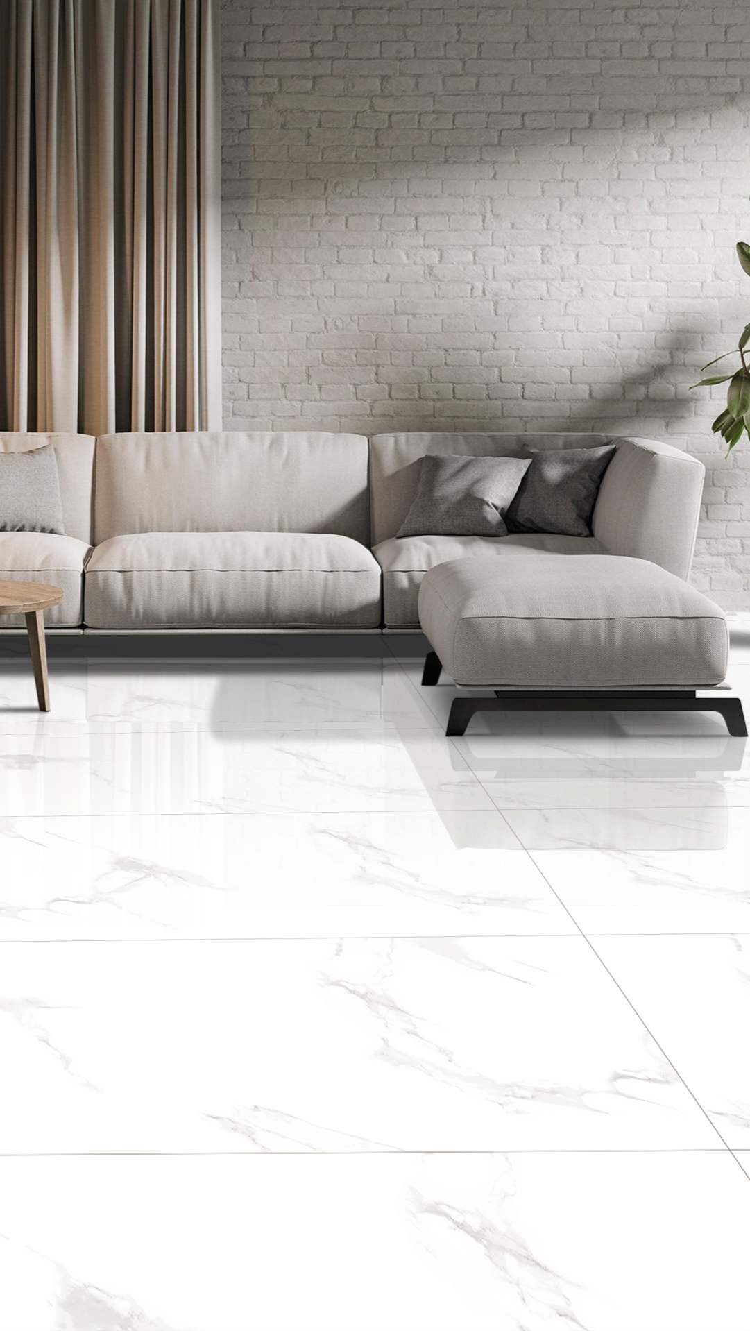 Porcelain Slab - 800 X 1600 MM - NEW CARARA - Manufacturer & Exporter