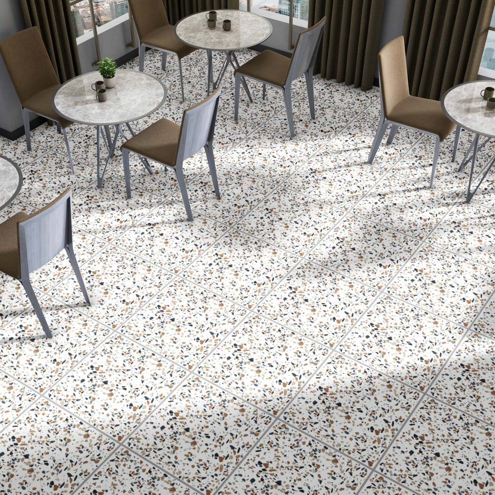 Porcelain Tiles - 600 X 600 MM - CRYSTAL MOSAIC - Manufacturer & Exporter
