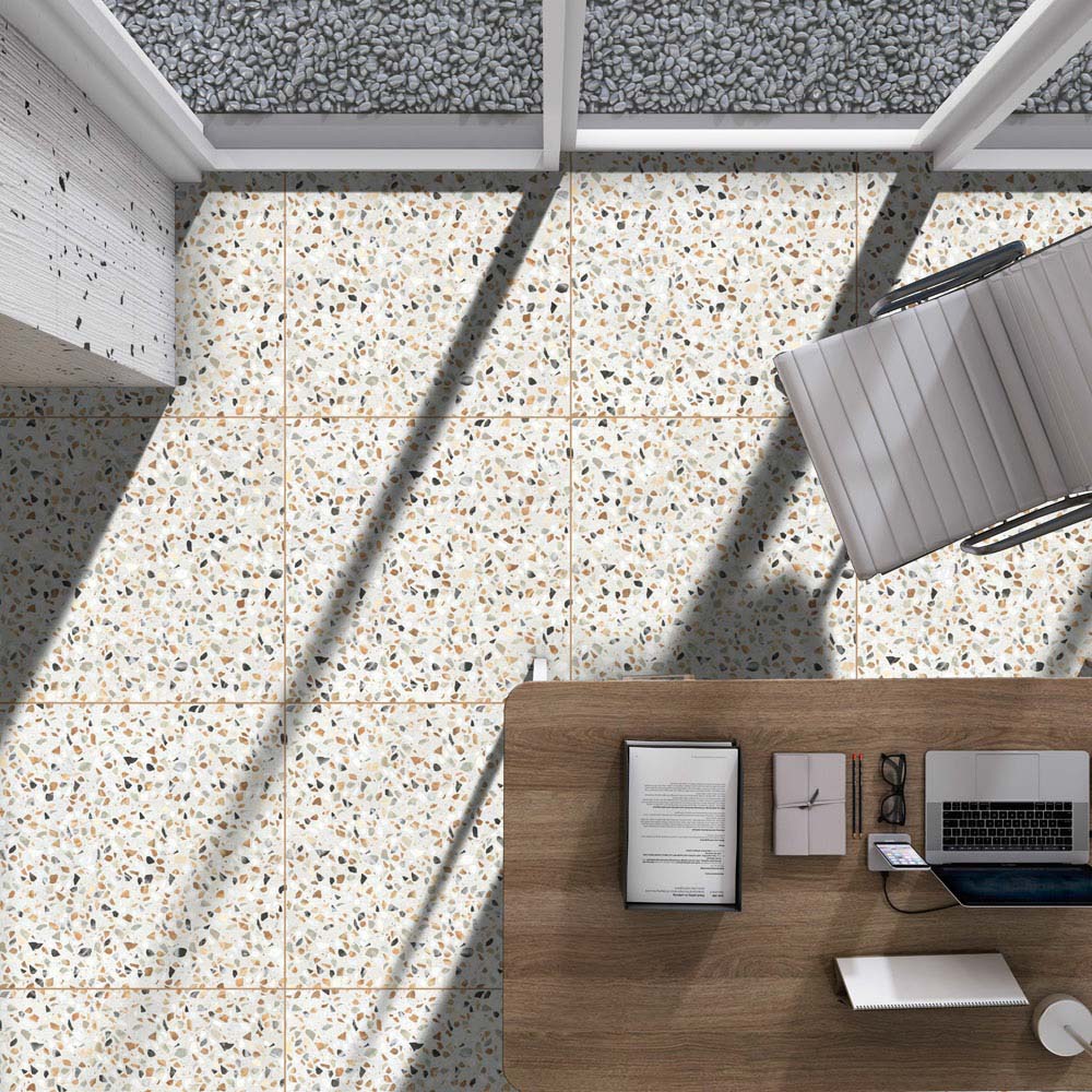 Porcelain Tiles - 600 X 600 MM - NATURAL STONE MOSAIC - Manufacturer & Exporter
