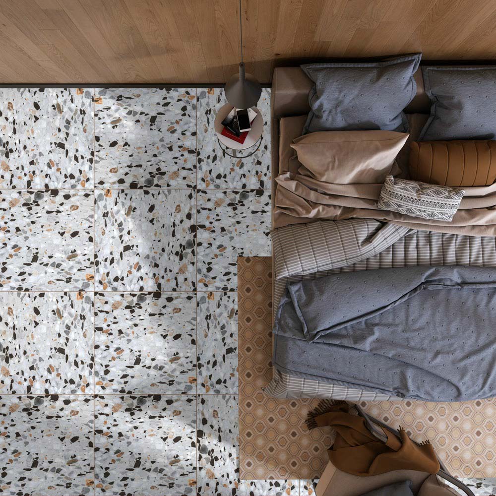 Porcelain Tiles - 600 X 600 MM - TERRAZZO 2001 - Manufacturer & Exporter
